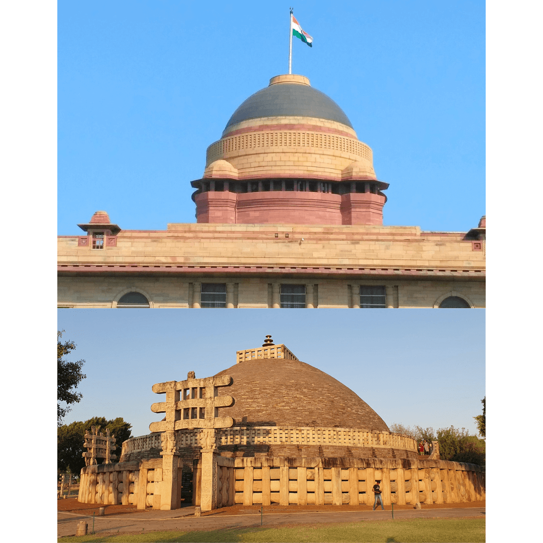Why Does the Dome of the Rashtrapati Bhavan Look Like the Sanchi Stupa