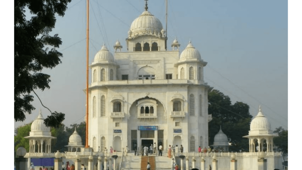 Site of Guru Tegh Bahadur’s cremation, Gurudwara Rakab Sahib, Delhi