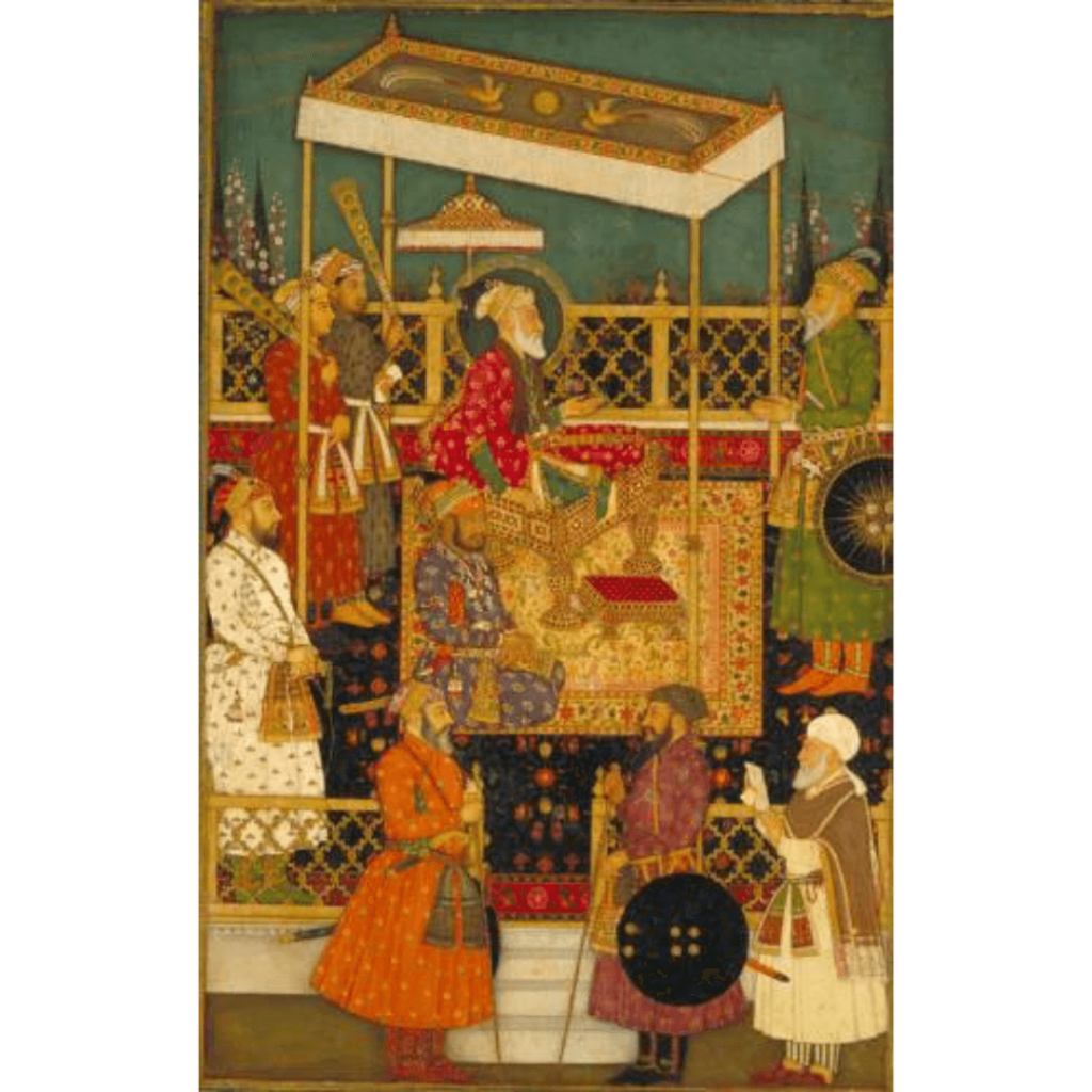 Aurangzeb on the Peacock throne