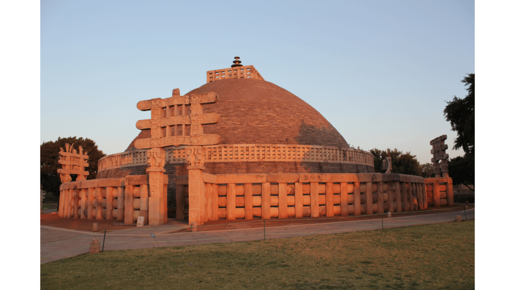 The Great Stupa at Sanchi , Madhya Pradesh
