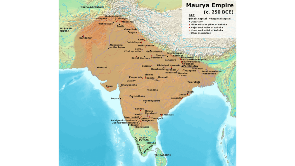 Ashoka’s empire 