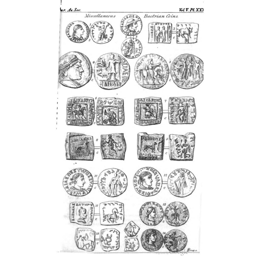 Bactrian coins from Charles Masson’s collection